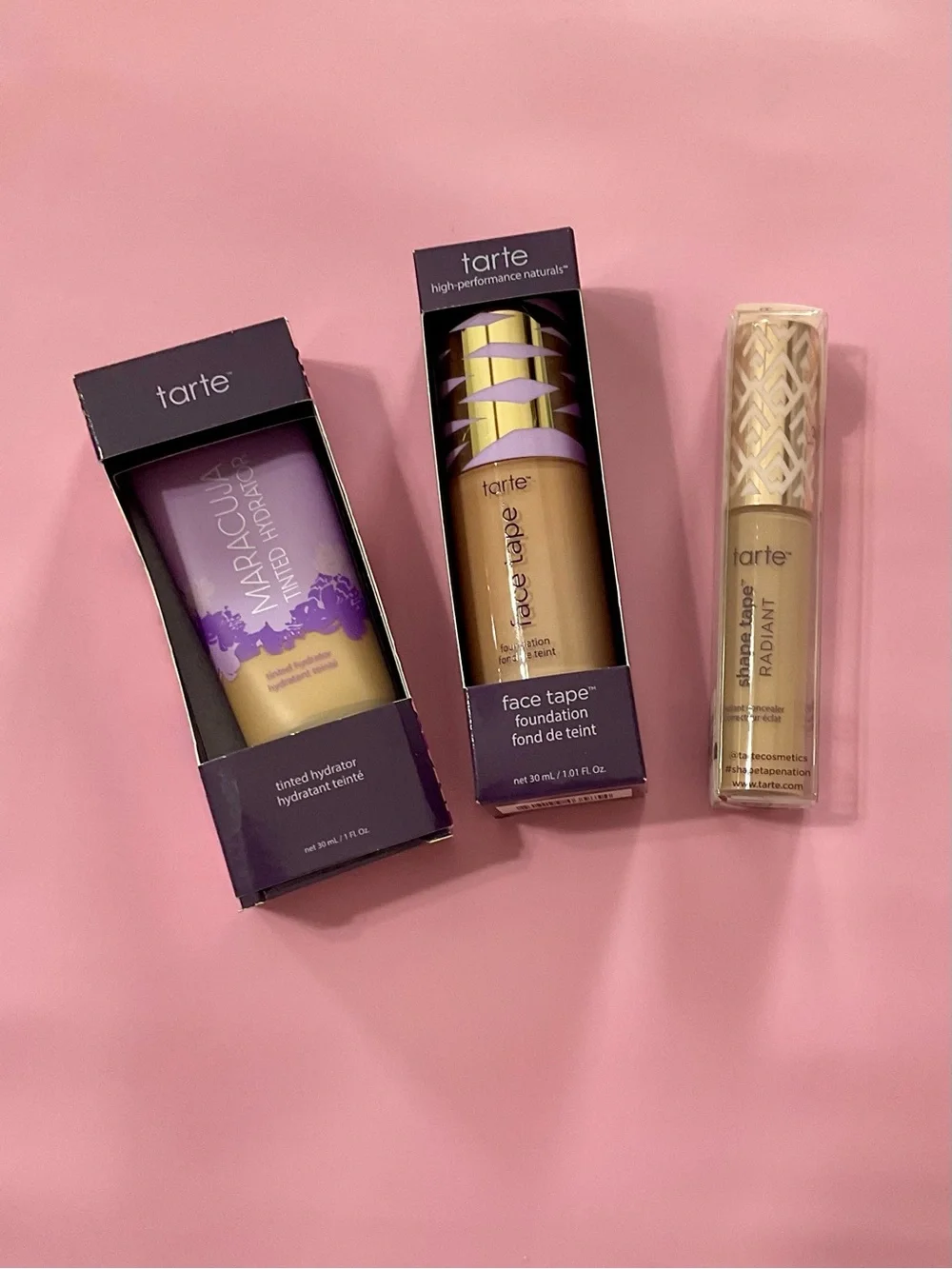 tarte Foundation & Matching Concealer Trio Bundle | Light Medium - Picture 1 of 2